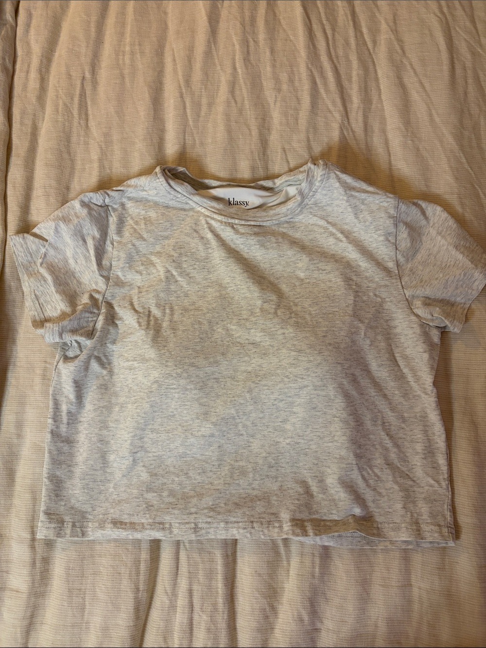 Klassy Network Heather Gray Short Sleeve Tee